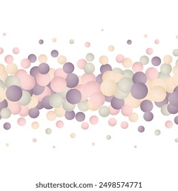 Elegant template with pearl pattern. Vector design for banners, cards, wedding invitation