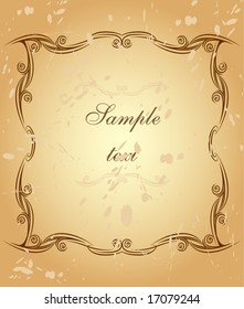 Elegant text frame