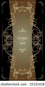 Elegant text frame.