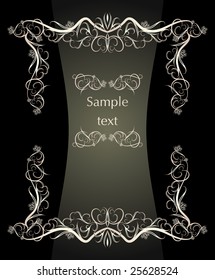 Elegant text frame.