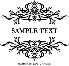 Elegant text frame. (Lot of similar images in my gallery. Please visit)
