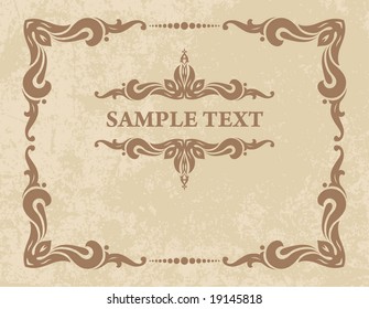 Elegant text frames.