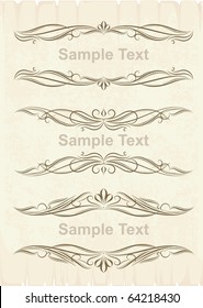 Elegant text frames