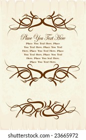 Elegant text frames. (Lot of similar images in my gallery. Please visit)