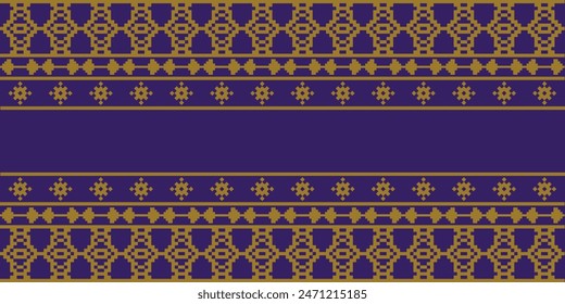 Elegant Textile Border with Floral Motif.Vintage Textile Border for Classic Designs.Colorful Textile Border with Geometric Patterns