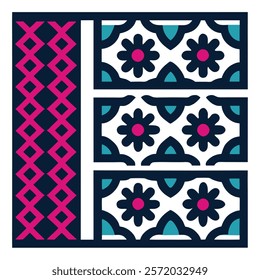 Elegant textile design vector art perfect for rugs, upholstery, blankets, and wall tapestries. Unique patterns bring style, comfort, and artistic charm to any space.