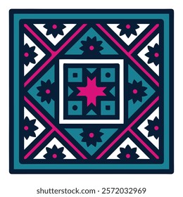 Elegant textile design vector art perfect for rugs, upholstery, blankets, and wall tapestries. Unique patterns bring style, comfort, and artistic charm to any space.