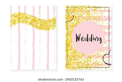 Elegant Texture. White Marriage Particles. Mint Concept. Turquoise Glittery Element. Decorative Starburst Set. Pink Glowing Illustration. Golden Grunge Invite. Stripe Elegant Texture
