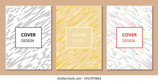 Elegant textured business card set, geometric energetic shapes, modern design. Vector illustration.