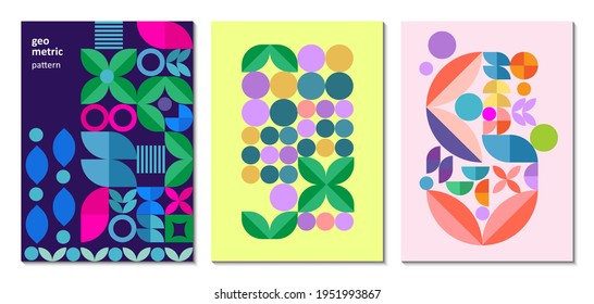 Elegant textured business card set, geometric energetic shapes, modern design. Vector illustration.