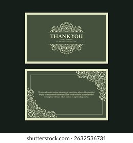 elegant thank you card design, perfect for various occasions