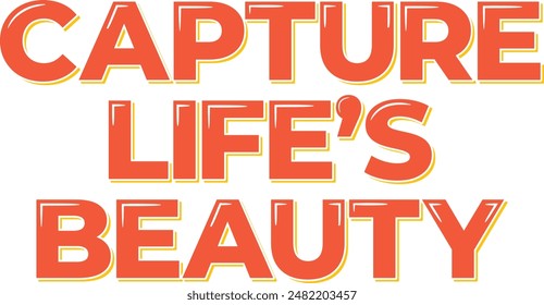 Elegant three-word quote perfect for celebrating World Photography Day with stylish and motivational text.