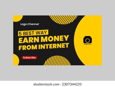 ELEGANT THUMBNAIL DESIGN TEMPLATE FOR CONTENT ON SOCIAL MEDIA.