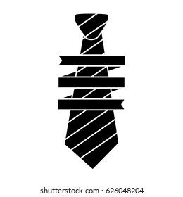 elegant tie icon