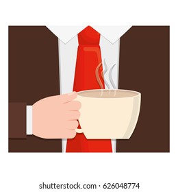 elegant tie icon