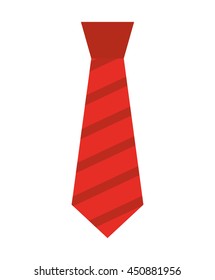 elegant tie isolated icon design, vector illustration  graphic 