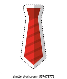elegant tie isolated icon vector illustration design