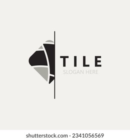 Elegant Tile Flooring Logo Design business Template 