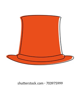 elegant top hat icon image 