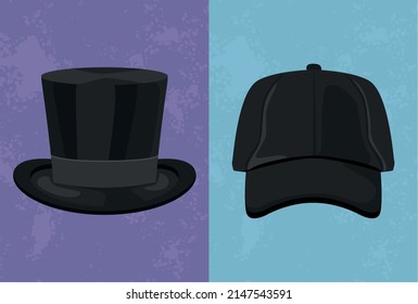 elegant tophat and cap wear