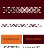 Elegant traditional old Arabian middle eastern Sadu vector design