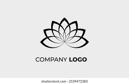 Elegante e tranquilo logotipo spa com padrões abstratos, ideal para marcas de bem-estar e spa.