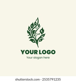 "Elegant Tree Logo for Eco-Friendly and Sustainable Branding"