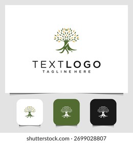 Elegant tree logo for family oriented services or environmental business