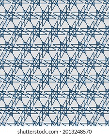 elegantes, nahtloses Muster. schönes dunkles Gitter dünner gebrochener Linien auf hellem Hintergrund. Vektorgrafik