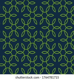 Elegant trendy ditsy overlapping geometric flower vector pattern design. Oriental floral background most suitable for wallpaper, wrapping paper; screen printing and textile industry