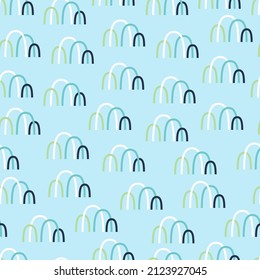 Elegant trendy ditsy vector seamless pattern design of abstract shapes. Artistic ornamental repeating texture. Abstract background suitable for wallpaper, wrapping paper, screen printing and textile