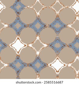 elegant trendy original, motifs organic retro hand drawn ceramic geometric shapes tiles modern pattern design in vector 