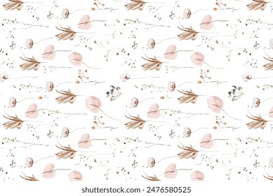 Elegant trendy pattern in small-scale flower. Millefleurs. Liberty style. Floral seamless background for textile, cotton fabric, covers, manufacturing, wallpapers, print, gift, scrapbooking.