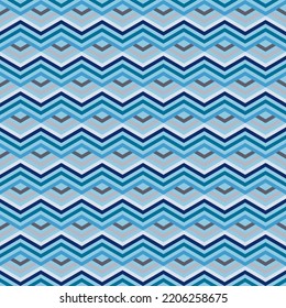 Elegant trendy vector seamless zigzag chevron pattern design. Vintage geometric repeat striped texture. Abstract background for surface printing and textile industries