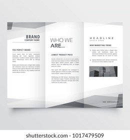 Elegant Trifold Brochure Design Template