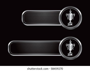 elegante schwarze Trophäen