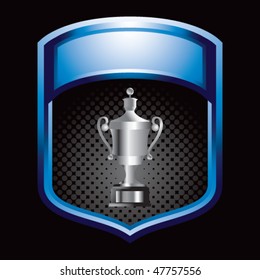 elegant trophy blue display