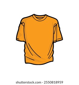 Elegant T-Shirt Mockup in EPS Vector Format