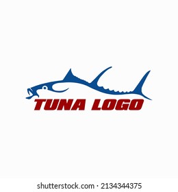 Elegant Tuna Fish Vector Logo 