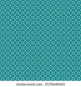 Elegant Turquoise Geometric Seamless Pattern