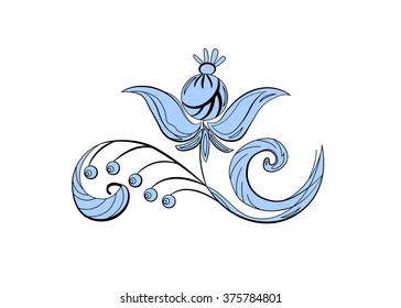 Elegant two colored decorative weave.