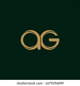 Elegant two letter combination vector