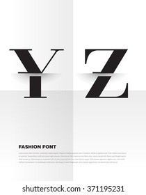 Elegant typographic alphabet in set  Contains vibrant colors   minimal design