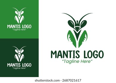 Elegant and Unique Mantis Logo Design for Corporate Branding