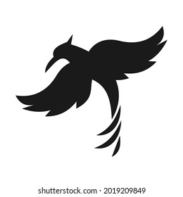 elegant unique phoenix logo design