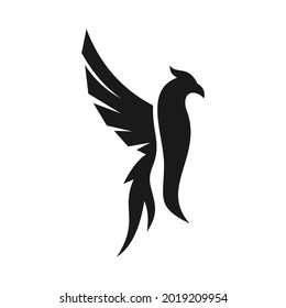 elegant unique phoenix logo design