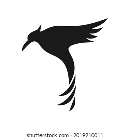 elegant unique phoenix logo design