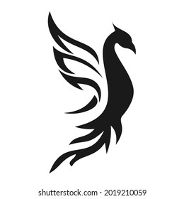 diseño elegante y único del logotipo de phoenix