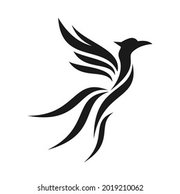 Elegant Unique Phoenix Logo Design Stock Vector (Royalty Free ...