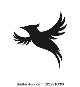 elegant unique phoenix logo design